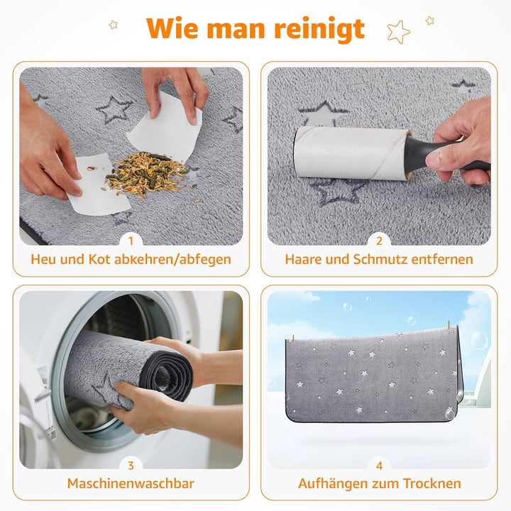PICK FOR LIFE 60x90cm wasserdichte &amp; Schnell Saugfähige PIPI Pads für Meerschweinchen und Kaninchen