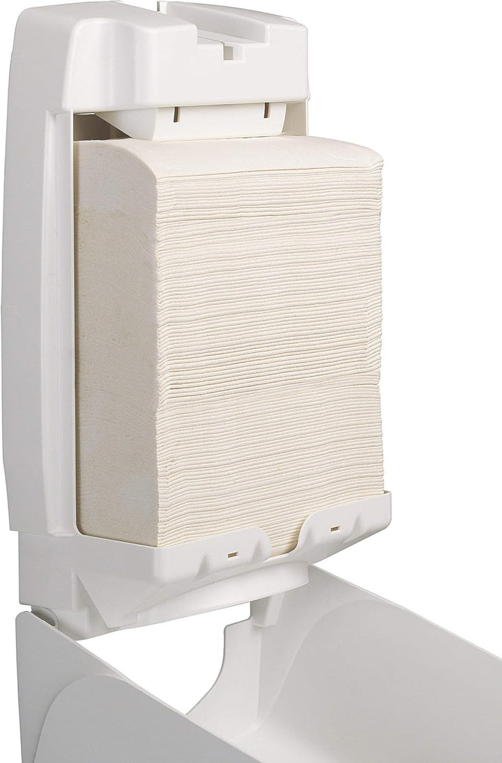 Aquarius Spender für Papierhandtücher 6945 – 1 x Papierhandtuchspender, weiss, Papierhandtuchspender