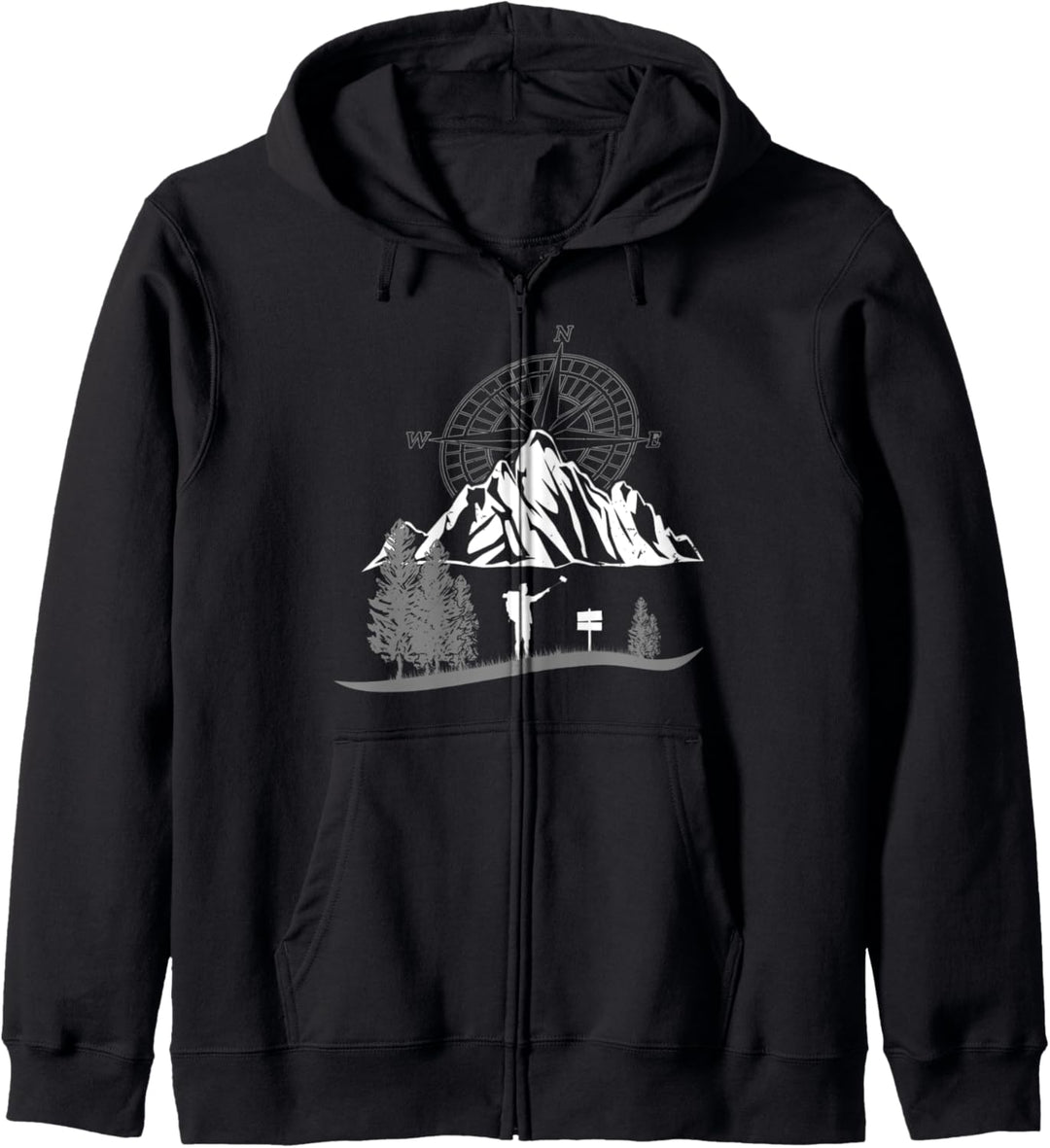 Berge und Wandern für Herren, Damen und Kinder Wander Kapuzenjacke