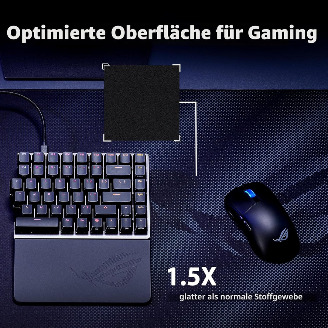 ASUS ROG Sheath II XXL Gaming-Mauspad (900 x 400 mm grosses Mousepad, kühlendes Gewebe, optimierte O