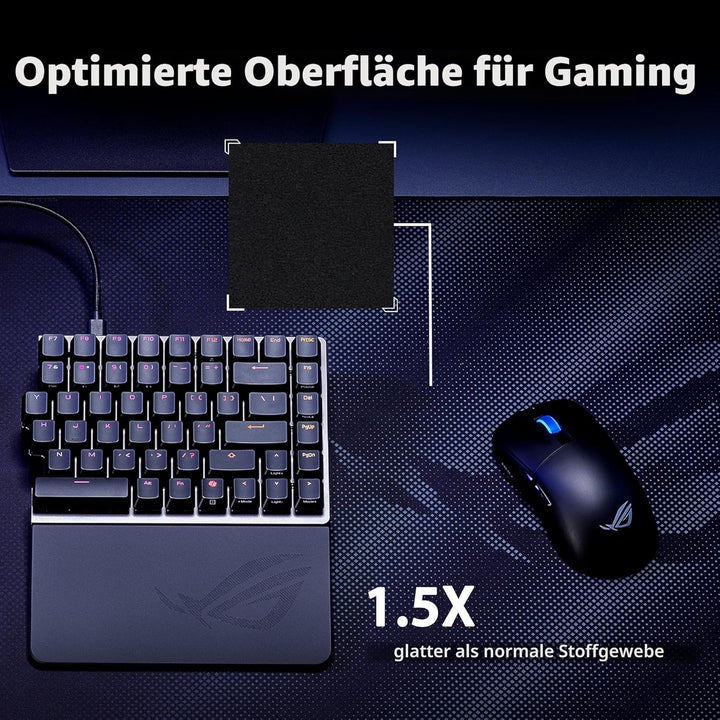 ASUS ROG Sheath II XXL Gaming-Mauspad (900 x 400 mm grosses Mousepad, kühlendes Gewebe, optimierte O