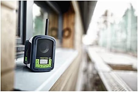 Festool Digitalradio BR 10 DAB+ SYSROCK (mit Netzadapter 230 V, AUX-IN Kabel, Tasche)