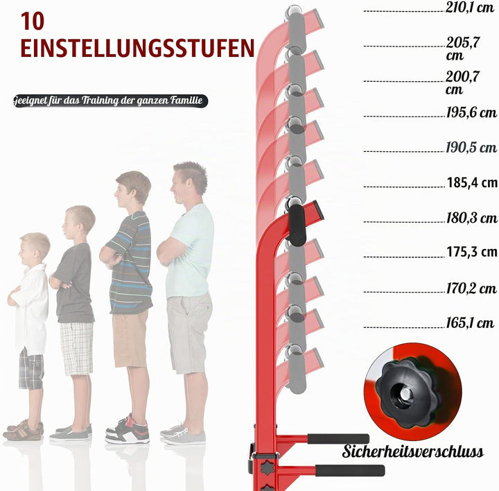 SogesHome Klimmzugstange Power Tower Übung Euipment für Zuhause Fitnessstudio Dip Station Höhenverst