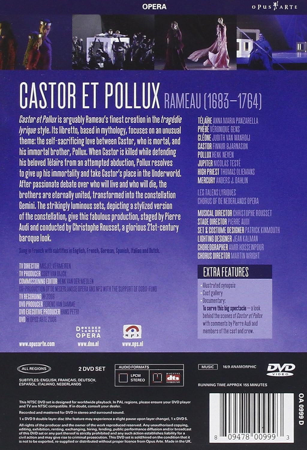 Jean-Philippe Rameau - Castor et ..., DVD