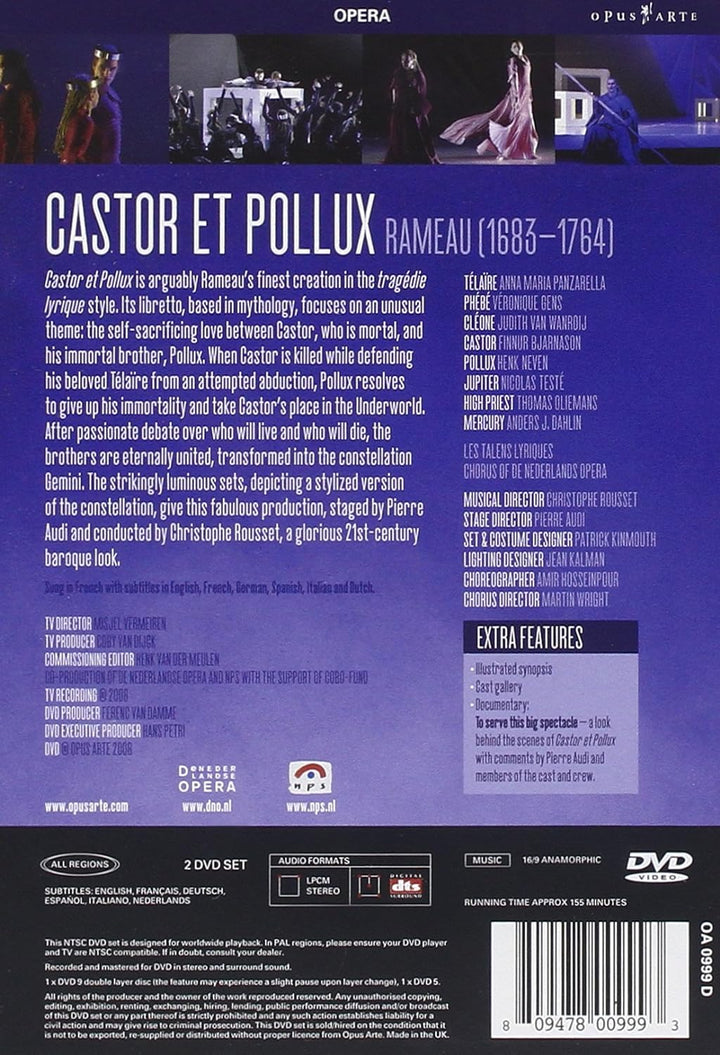 Jean-Philippe Rameau - Castor et ..., DVD
