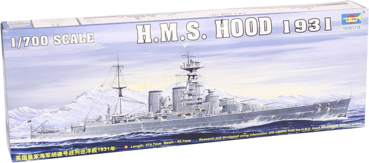 Trumpeter 05741 Modellbausatz HMS HOOD 1931