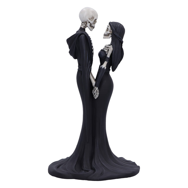 Nemesis Now Eternal Vow 24 cm, Kunstharz, Gothic-Hochzeitsgeschenk, Skelett-Gelübde-Figur, gegossen