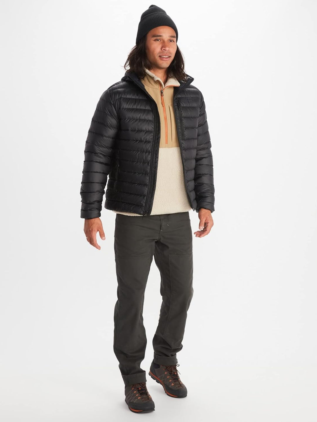 Marmot Herren Highlander Hoody Leichte Daunenjacke, warme Winterjacke, wasserabweisende Steppjacke,