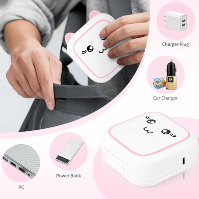 Comius Sharp Mini Drucker für Smartphone, Bluetooth Thermodrucker, Smartphone Drucker, Handy Drucker