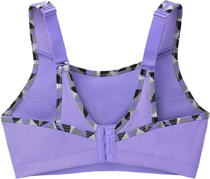 Glamorise Damen Bustier BH mit Perfektem Halt Sports Bra 105E Lila, 105E Lila