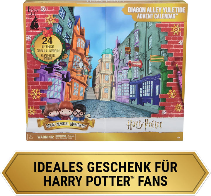 Harry Potter "Weihnachten in der Winkelgasse" Adventskalender 2025 mit 24 Überraschungen, 15 Figuren