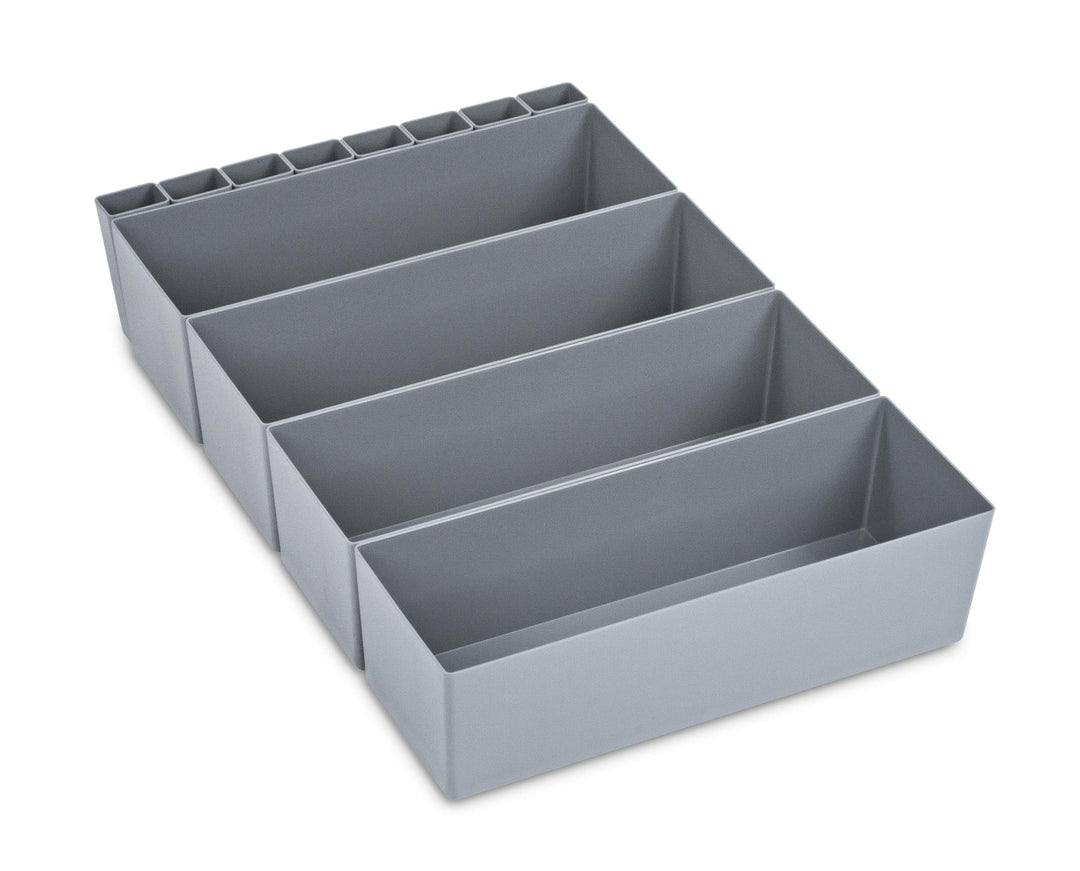 aidB Einsatzkästen - Set 1/4 Unterteilung für Euroboxen 600x400x120, Set 1/4 Unterteilung