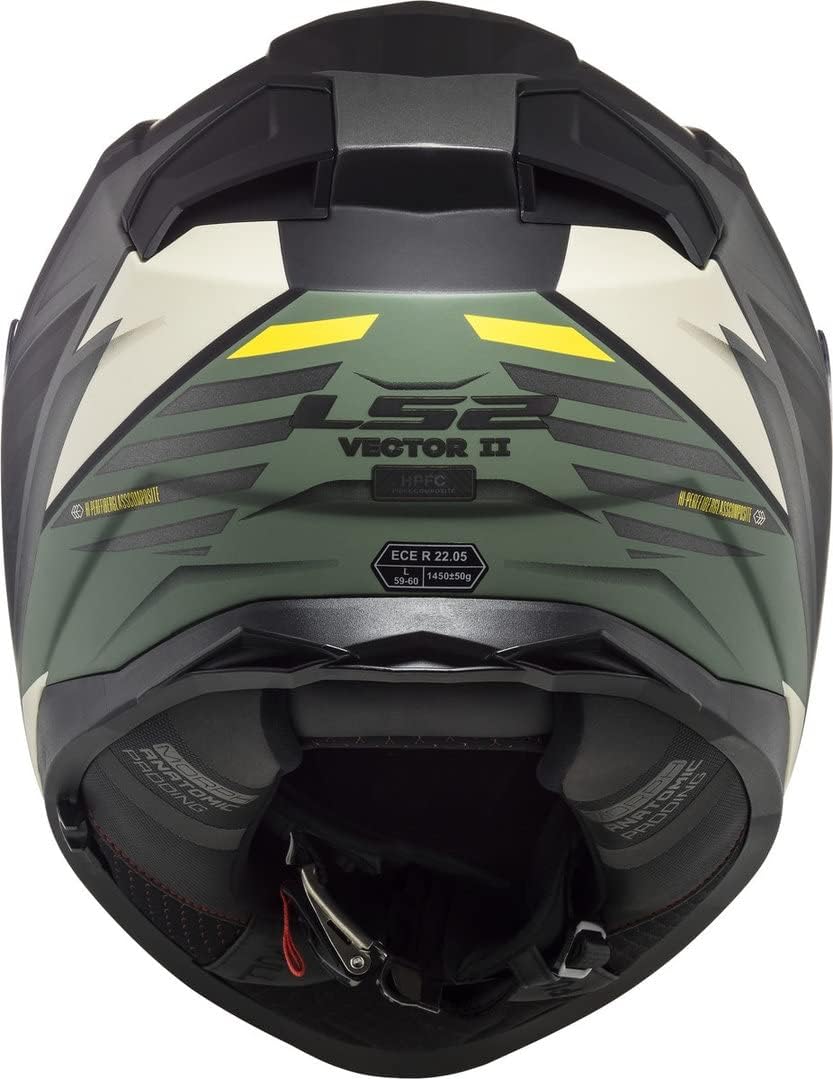 LS2, Integralhelme motorrad VECTOR II Absolute mat black silver, XXS, mat black silver