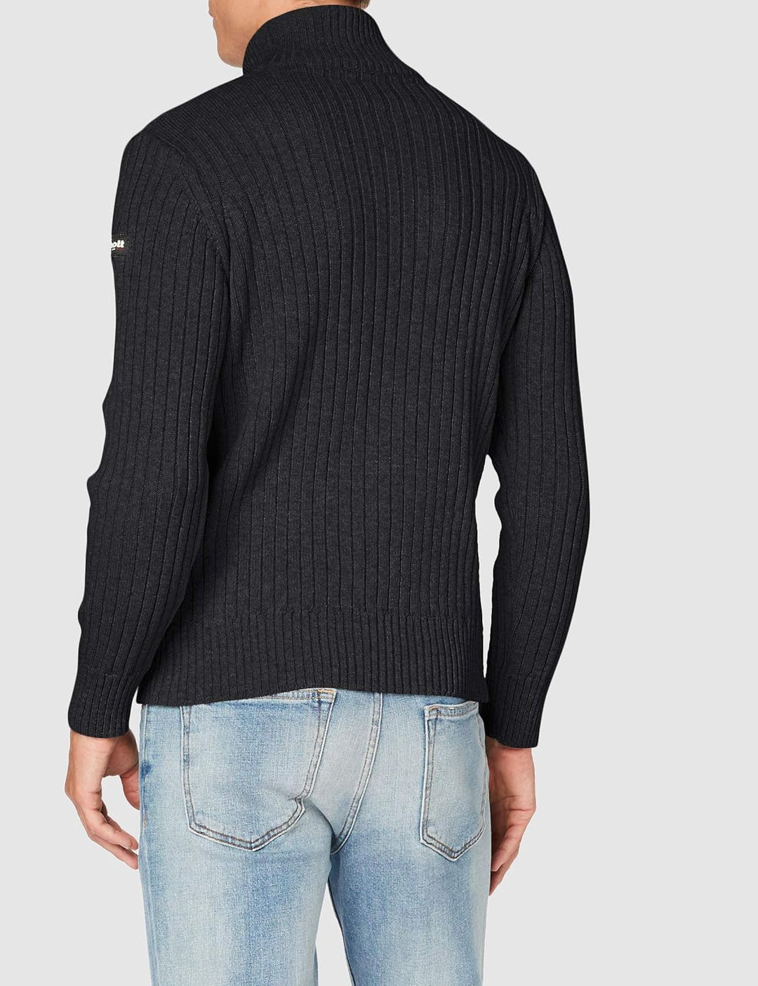Schott NYC Herren Pullover M Anthracite, M Anthracite