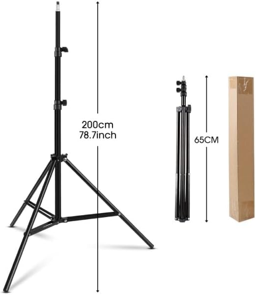 Luméon 30cm Ringlicht mit Stativ – 12 Zoll Ringlampe für Streaming, Selfies, Make-Up, Fotografie, 10