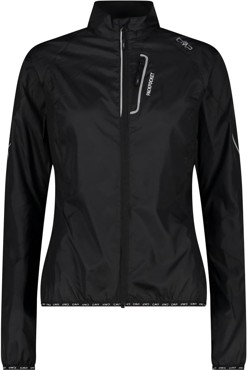 CMP Damen Bike Jacket Windproof Jacke 34 Schwarz, 34 Schwarz