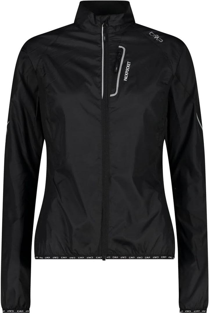 CMP Damen Bike Jacket Windproof Jacke 34 Schwarz, 34 Schwarz