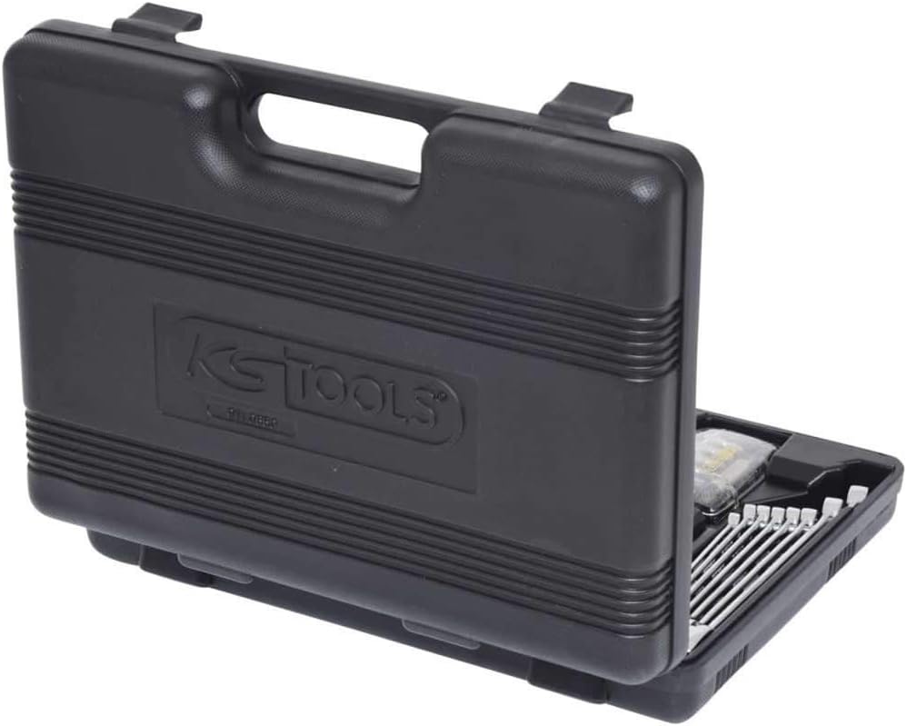 KS Tools 911.0650 1/2 Zoll Werkzeug-Satz | inklusive Umschaltknarre, 45-Zahn | matt satiniert | 50-t