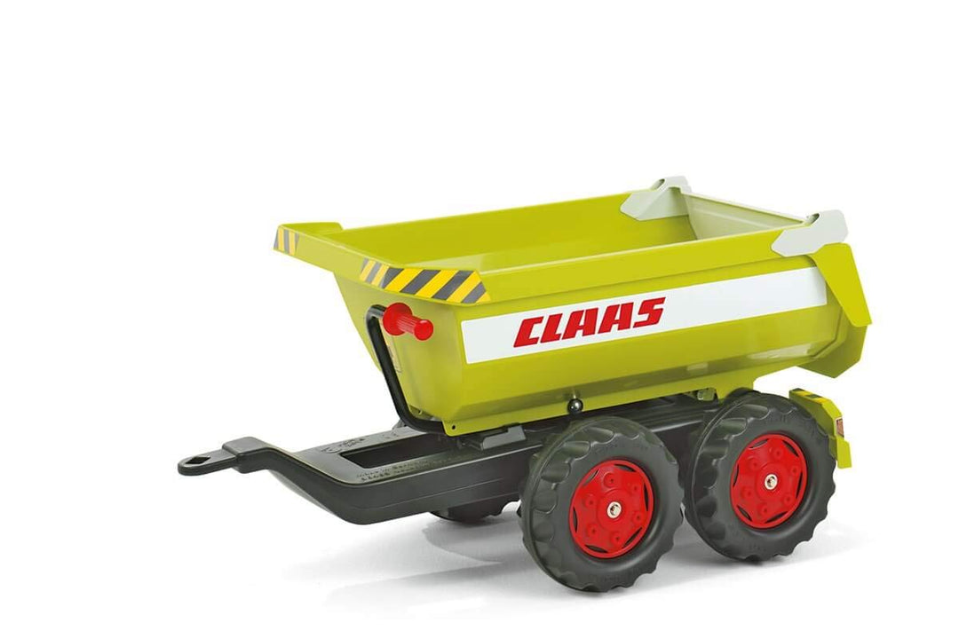 Rolly Toys 122219 - rollyHalfpipe Claas (Alter 3-10 Jahre, Rundmulden-Kipper, kippbare Heckklappe, Z