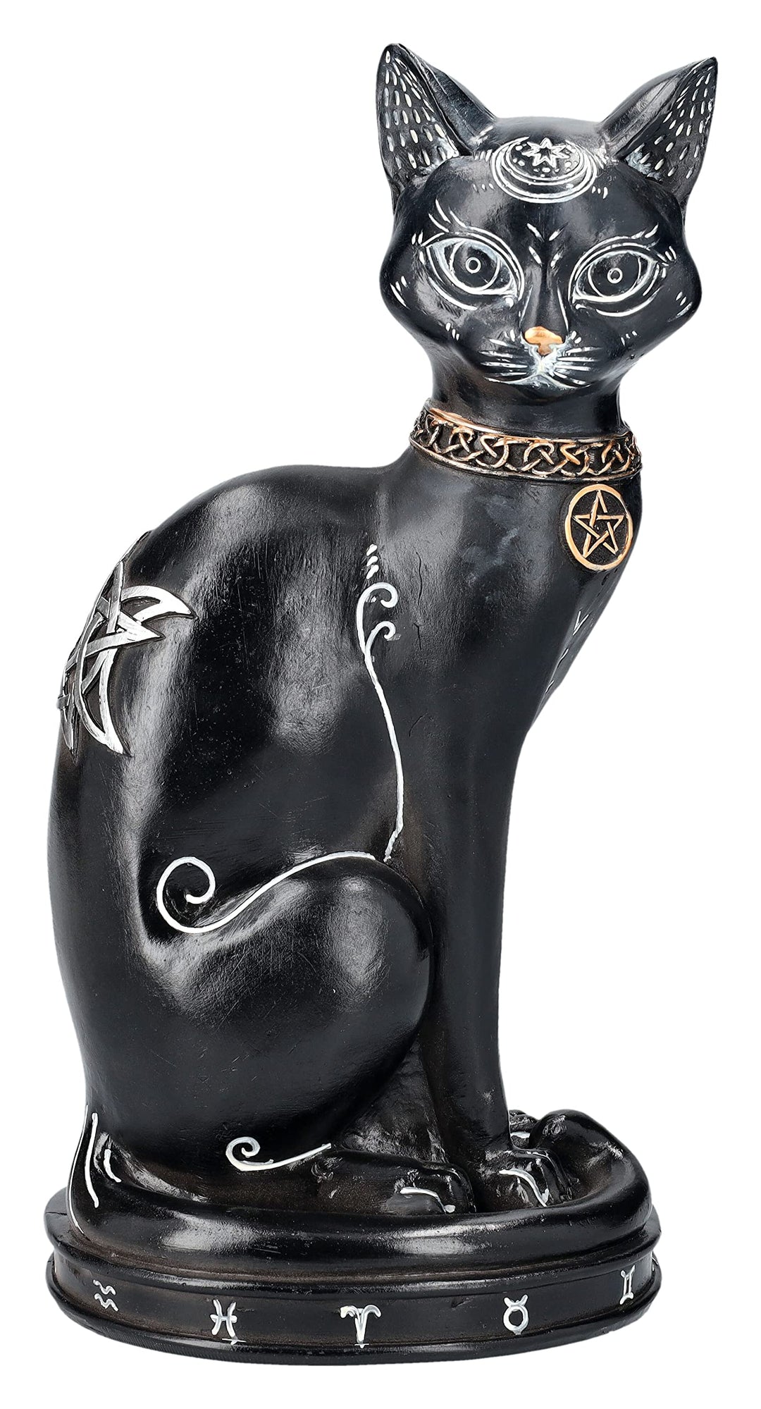 Pacific Giftware Mystische Katzenfigur mit magischen Symbolen