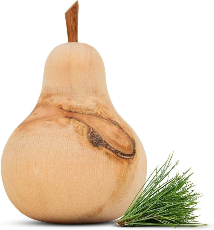 Zirbenfreunde-Set: Zirbenapfel + Zirbenbirne + Zirbenkugel, je 7cm