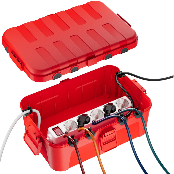 RESTMO extra grosse kabelbox wasserdicht, IP54 Outdoor kabel safe box (32 x 22 x 13 cm), Wetterfeste