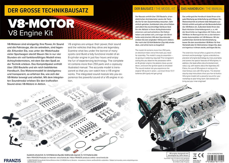 Franzis V8 Engine Kit
