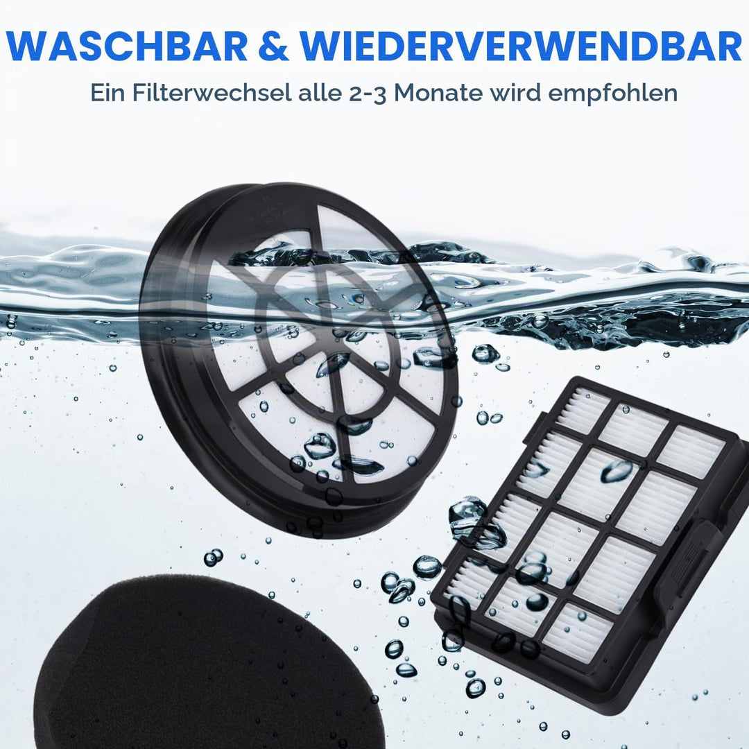 12 Stück Filters für Bosch Serie 2 Staubsauger BGC05A220A-BGC05A320-BGC05A322-BGC05AAA1-BGS05A221-BG