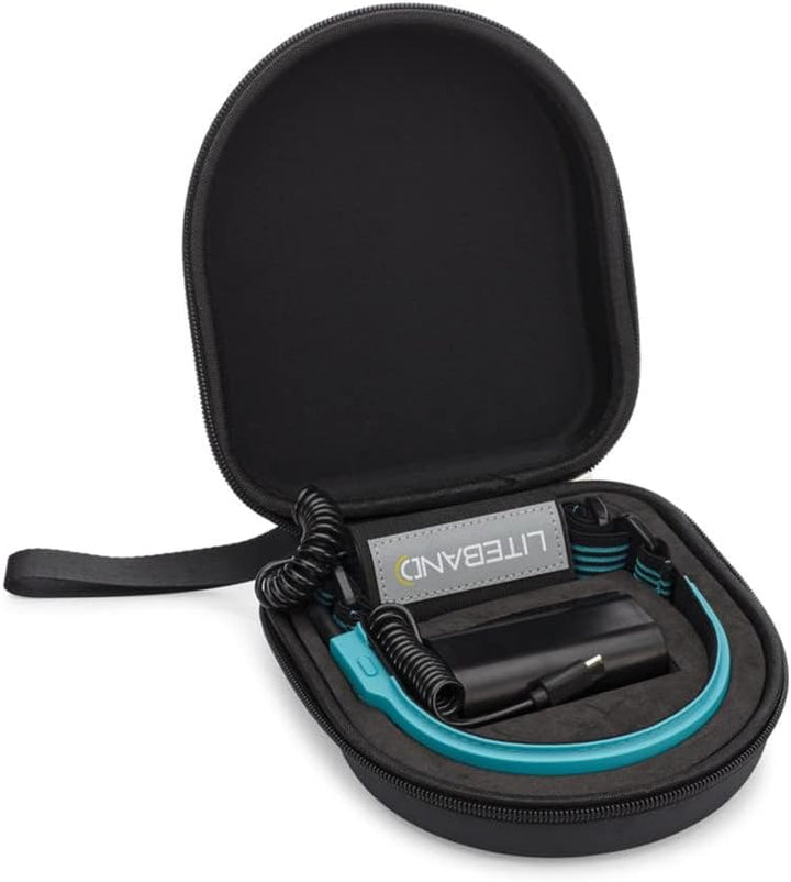 OPTIMAL VENTURES Liteband Persönliche LED-Stirnlampe mit mehreren Strahl (Kohlefaser-Farbe, 1500 Lum