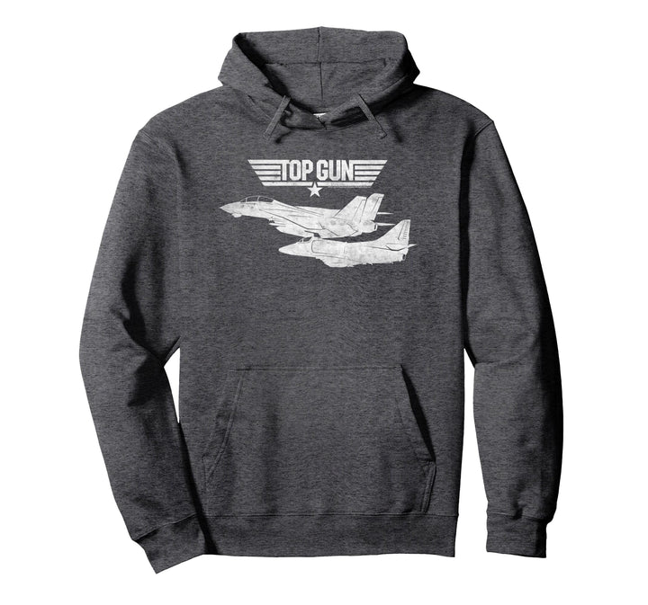 Top Gun Weisse Flugzeuge Pullover Hoodie