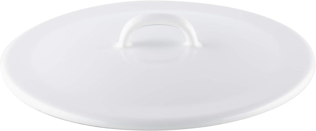 Riess, 0266-033, Deckel für Nachttopf 22 cm, CLASSIC- WEISS, Durchmesser 23, Höhe 4.2 cm, Emaille, w