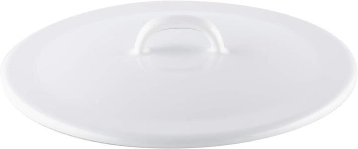 Riess, 0266-033, Deckel für Nachttopf 22 cm, CLASSIC- WEISS, Durchmesser 23, Höhe 4.2 cm, Emaille, w
