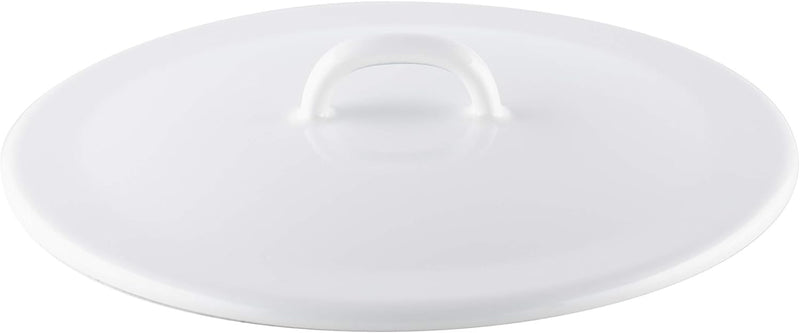 Riess, 0266-033, Deckel für Nachttopf 22 cm, CLASSIC- WEISS, Durchmesser 23, Höhe 4.2 cm, Emaille, w