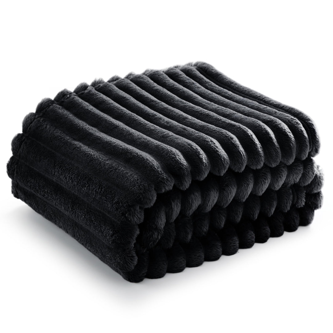 BEDSURE Kuscheldecke für Zimmer Deko - Wolldecke & Fleecedecke, Sofadecke, Weiche Warme Grobe Kordde