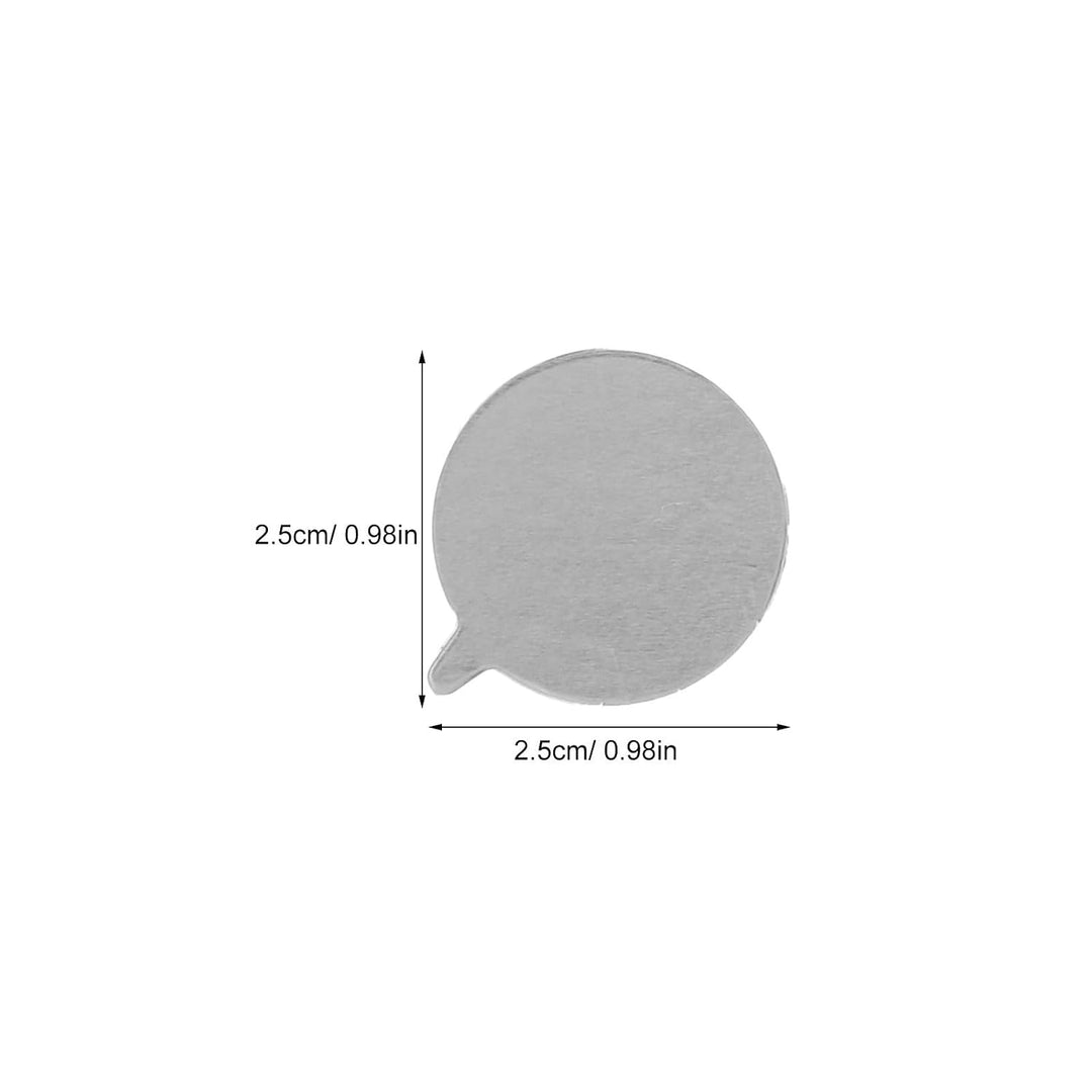 Ciieeo 40 Blatt Wimpernverlängerungskleber Aufkleber aus Aluminium Silber Einweg Easy Peel Schutzpad