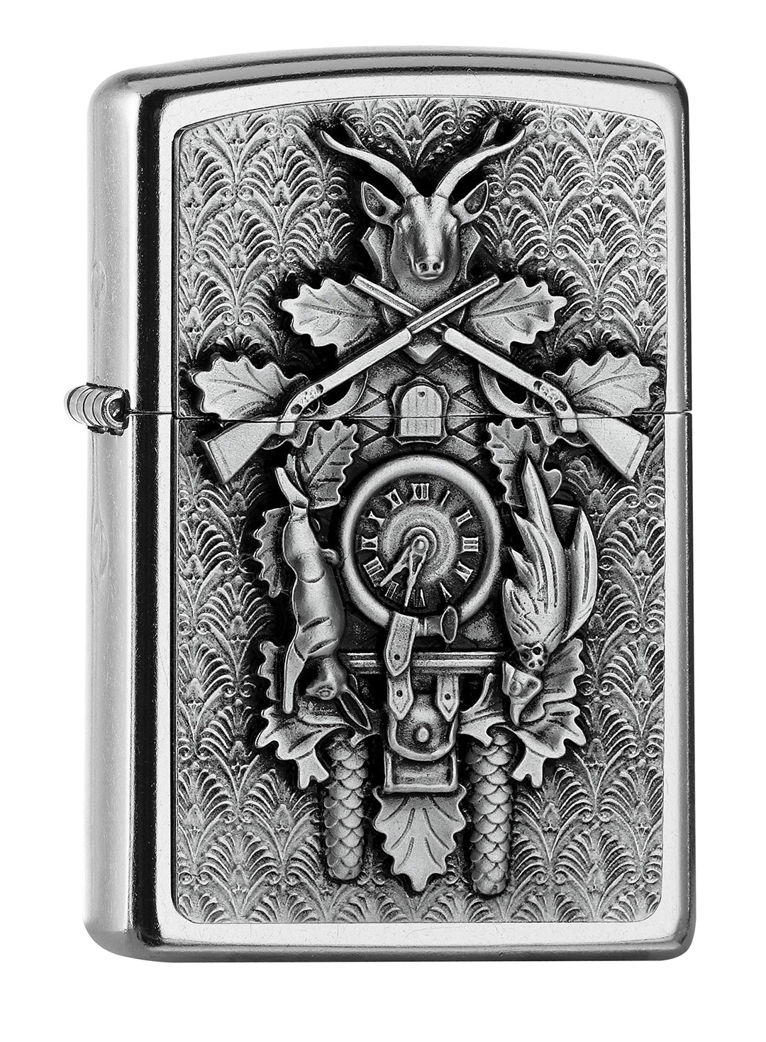 Zippo 2006511 PL 207 Kuckucksuhr Emblem Feuerzeug, Messing, Design, 5,83,81,2