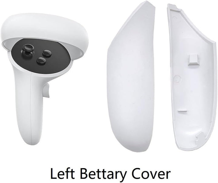 Akkudeckel für Oculus Quest 2 Controller, VicRole Ersatzteil Zubehör Ladeabdeckung für Meta Quest 2