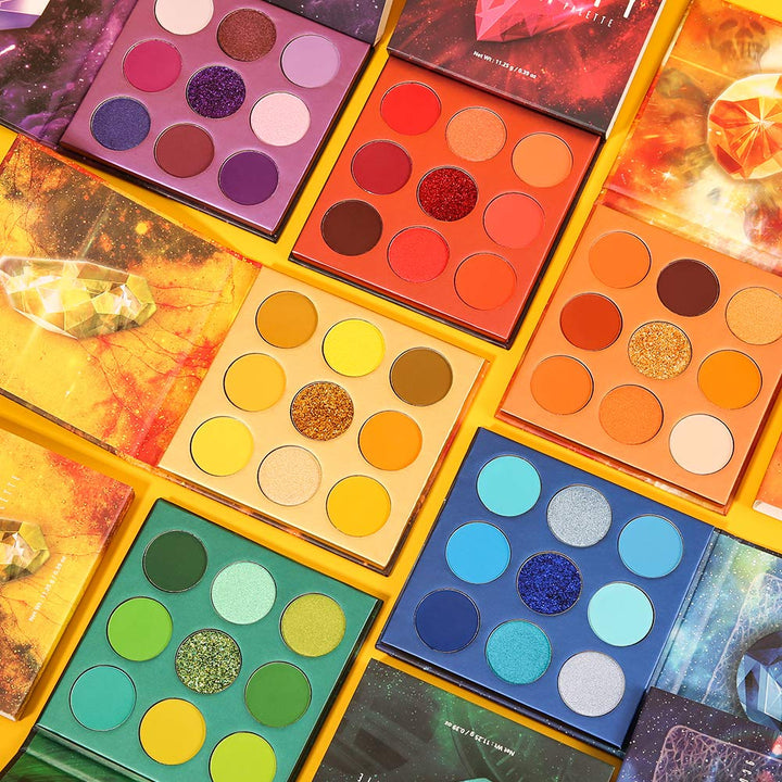 Docolor Lidschatten Palette 54 Farben Edelstein Make Up Palette Vegane Formel Hochpigmentierte Matte