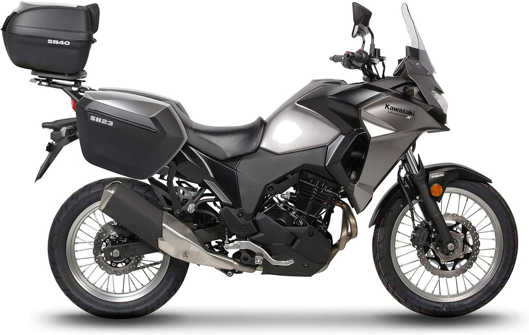 D0b23200w - seitenkoffer mit aluminium-finish sh23 alu kompatibel mit look
