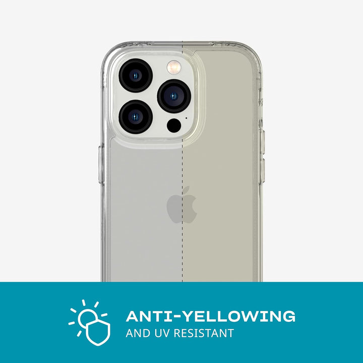 Tech 21 iPhone 14 Pro Evo Clear - Kratzfeste, Stossdämpfende klare Handyhülle mit 3,6 m Multi-Drop S