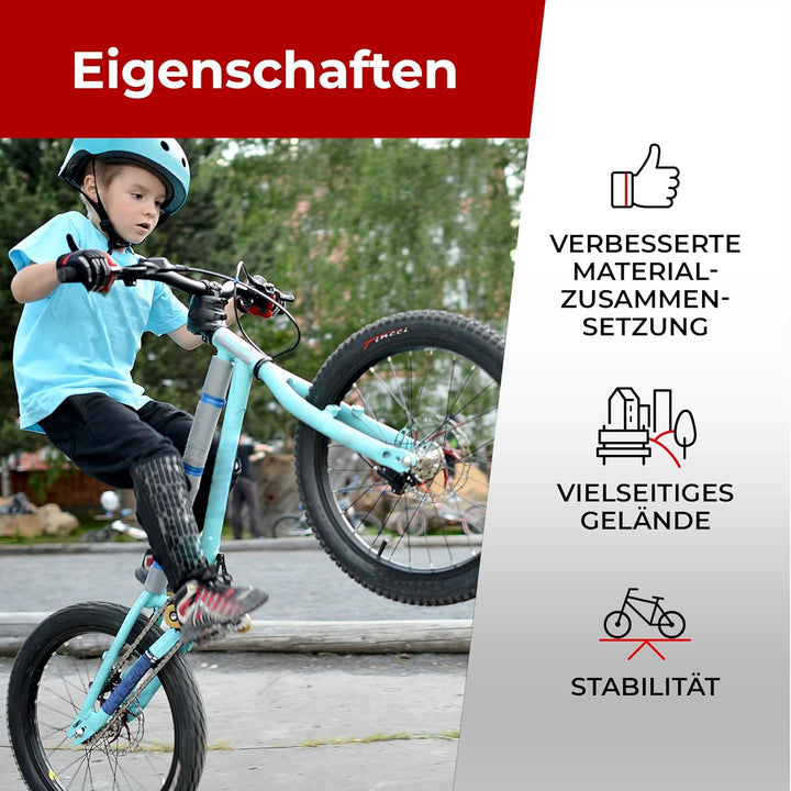 Fincci Set Fahrradreifen 20 Zoll 20x1.95 53-406 Reifen Fahrradmantel mit Autoventil Schläuche Fahrra