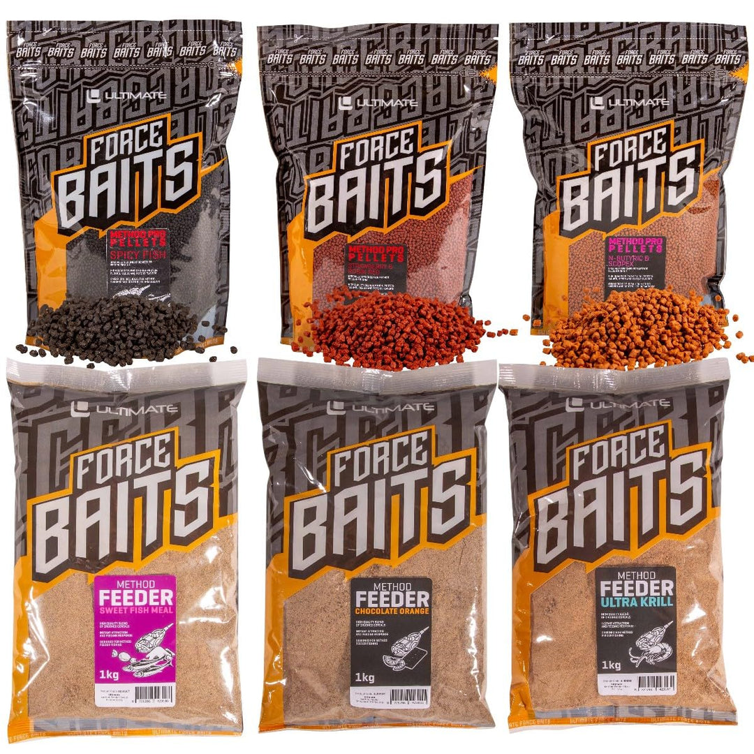 Ultimate Method Feeder Pellet &amp; Grundfutter Pack - Grundfutter