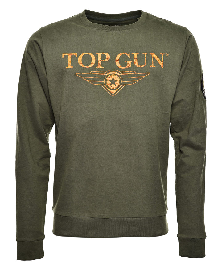 Top Gun Herren Sweater Tg20213005 Olive,3XL