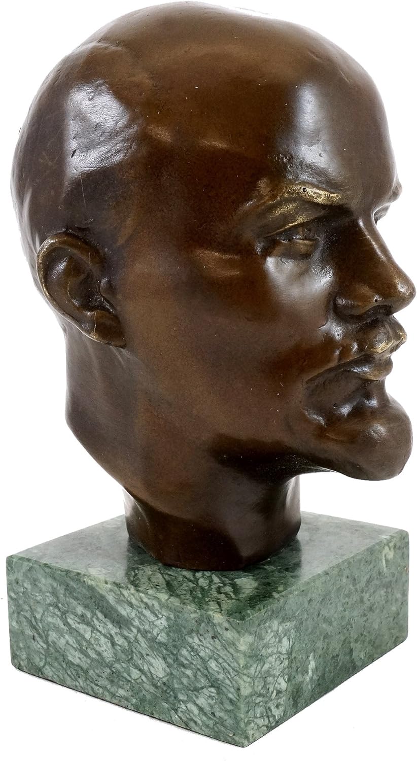 Kunst & Ambiente - Bronzestatue - Wladimir Iljitsch Lenin Büste - signiert - Skulptur kaufen - Lenin