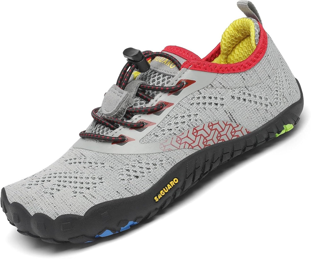 SAGUARO Kinder Barfussschuhe Schnell Trocknend Badeschuhe,24-36 EU 24 EU Grau, 24 EU Grau
