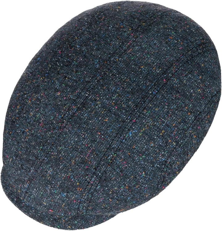 Stetson Donegal Colour Spots Flatcap - Zeitlose Schirmmütze - Klassische Form - Cap in Seiden-Wollmi