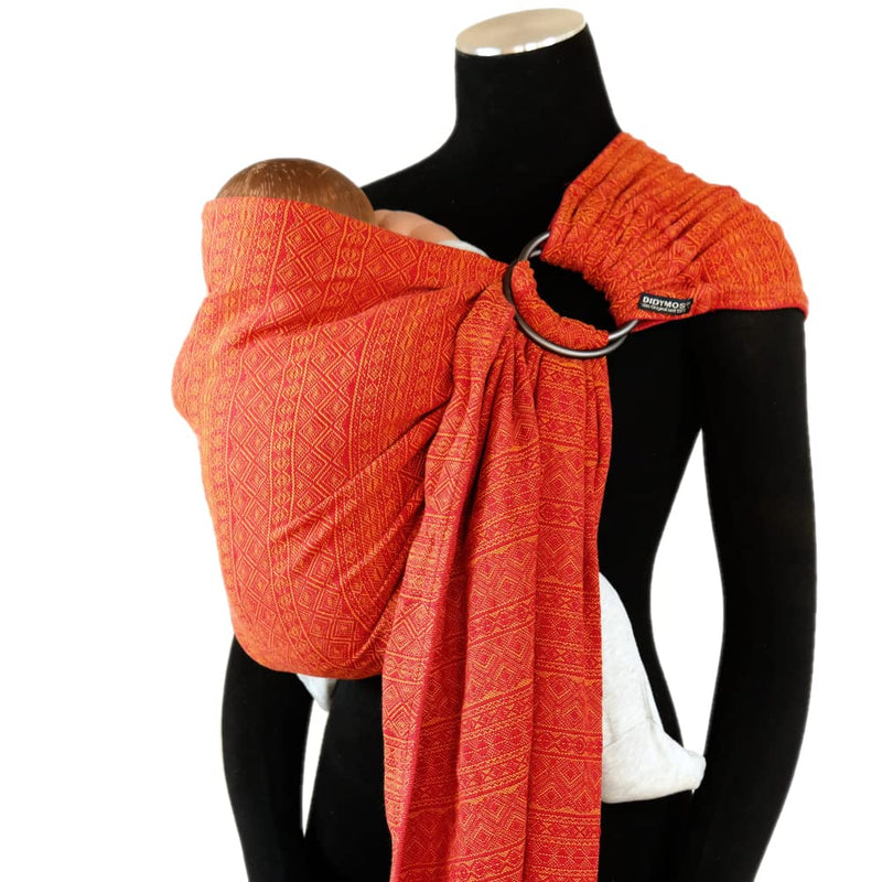 Didymos 20095 Babytrage DidySling, Modell Indio rubin-mandarine Indio, Rubin-Mandarine, Indio, Rubin