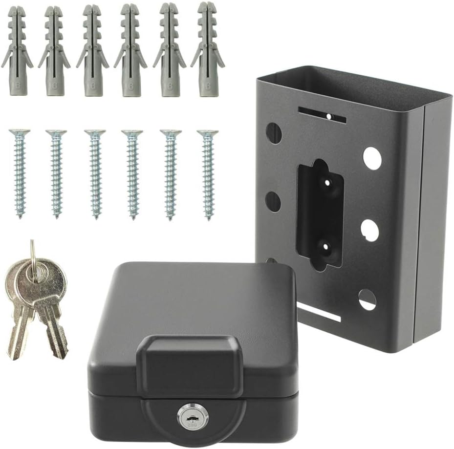 Profirst Reisetresor PTS Stahl inklusive Halterung HxBxT 220x163x66 mm Zylinderschloss mit 2 Schlüss