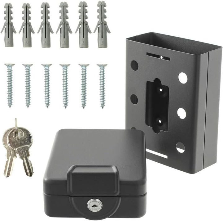 Profirst Reisetresor PTS Stahl inklusive Halterung HxBxT 220x163x66 mm Zylinderschloss mit 2 Schlüss