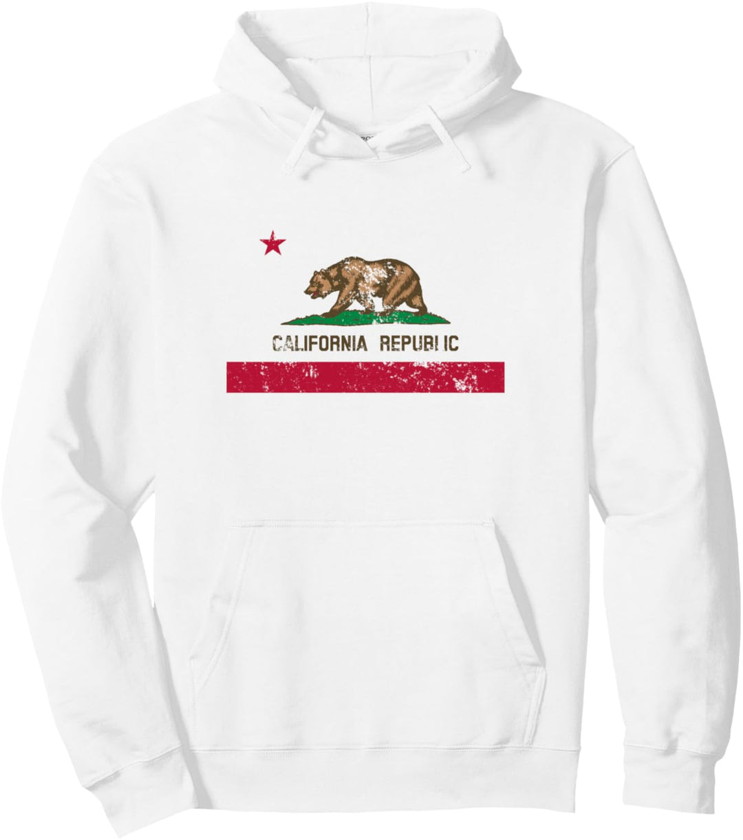 Kalifornien Staatsflagge USA California Flag Damen Herren Pullover Hoodie